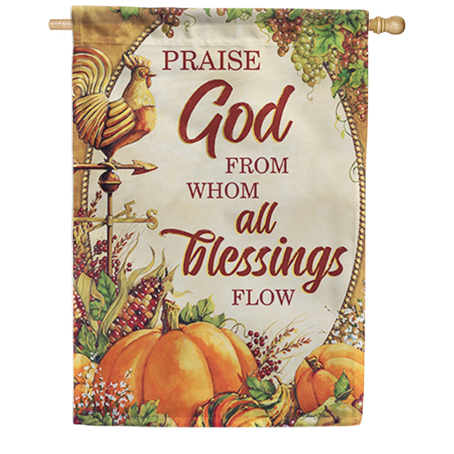 Blessings Flow House Flag