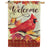 Autumn Day Cardinal House Flag