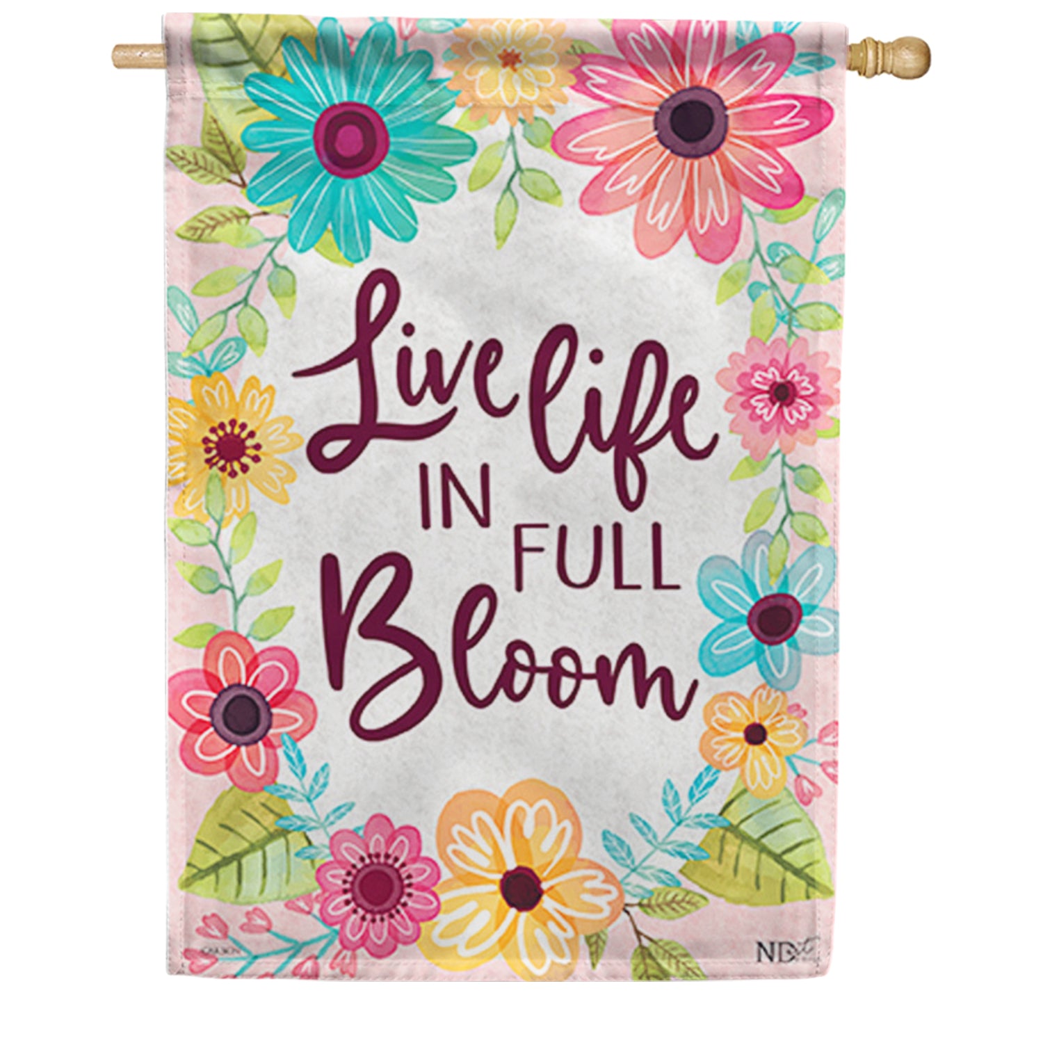 Full Bloom House Flag