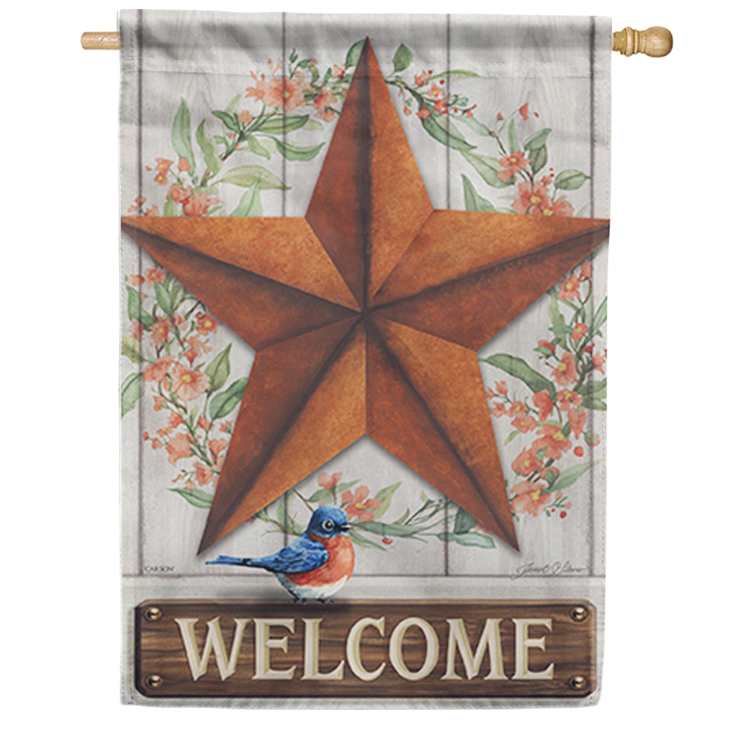 Barnstar & Bluebird House Flag