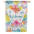 Carson Butterfly Welcome House Flag