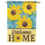 Sunflowers on Blue House Flag