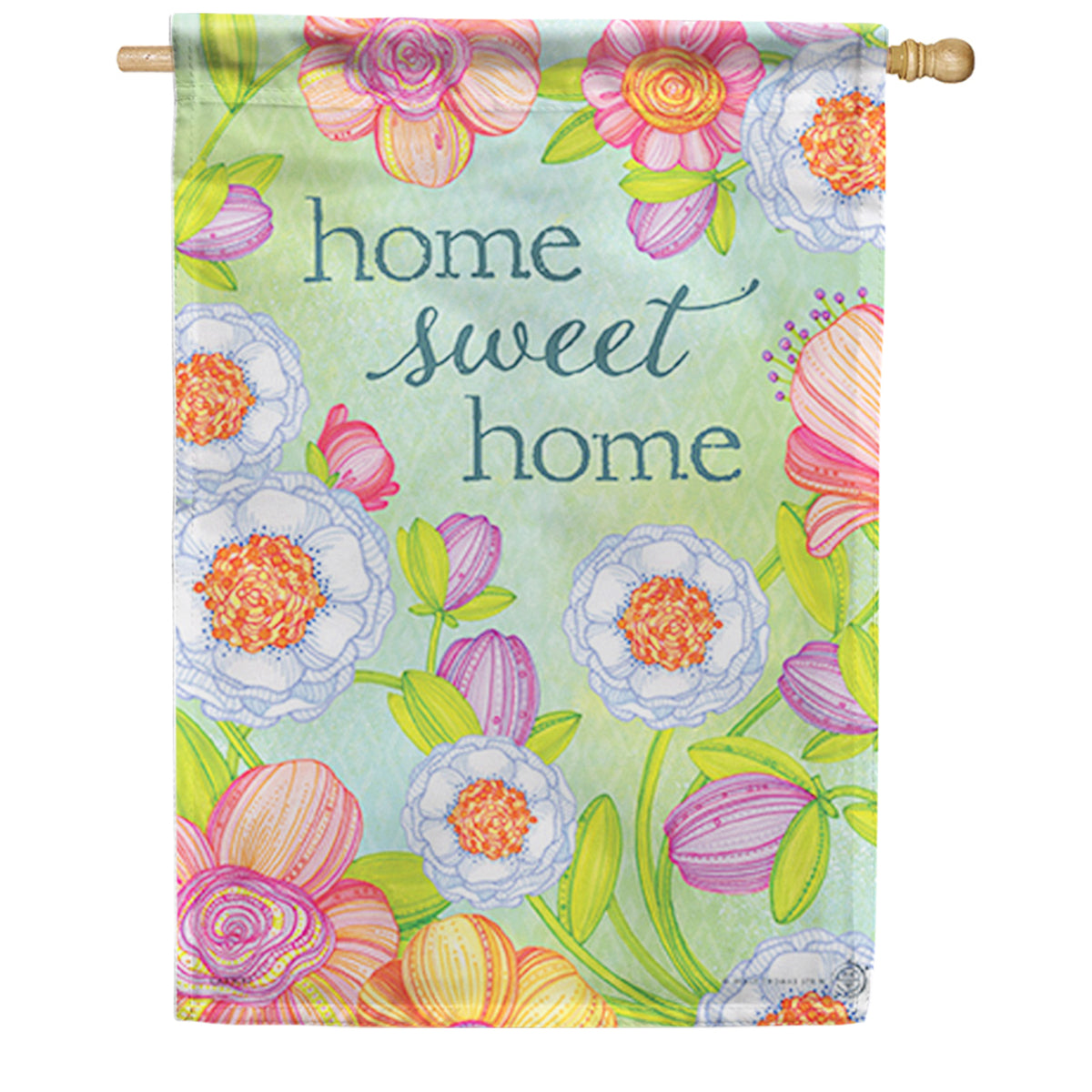 Wild Flowers House Flag