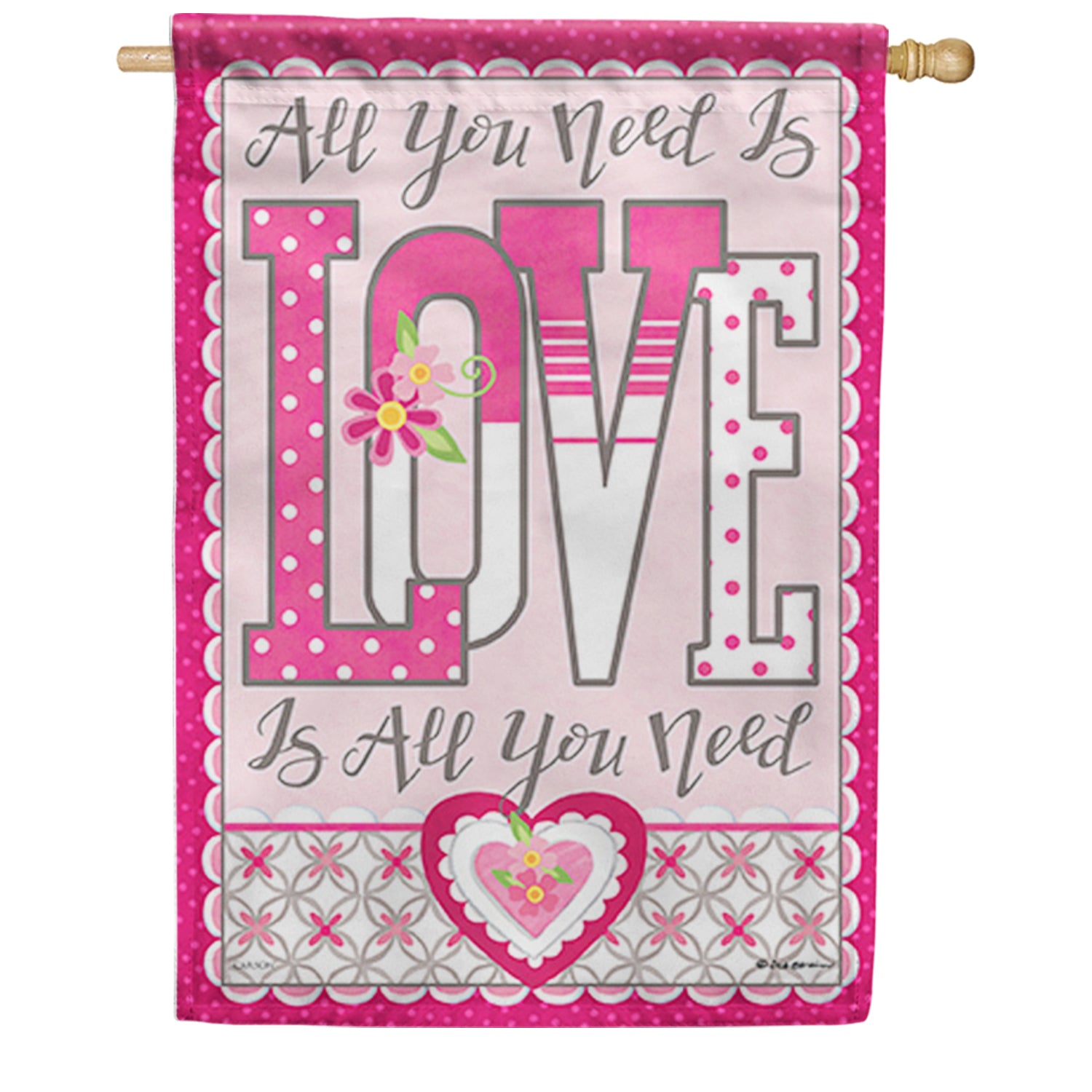 Love is All You Need House Flag