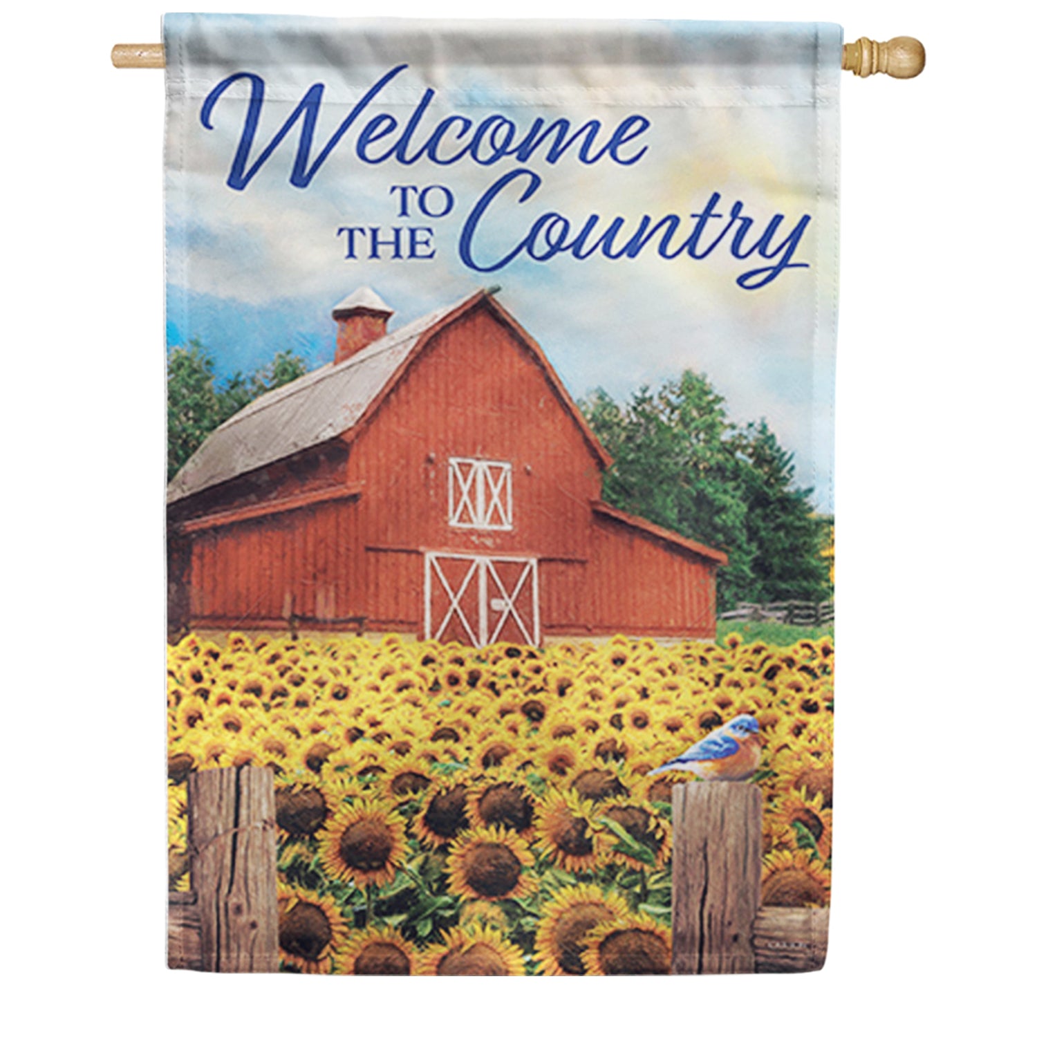 Carson Welcome to The Country House Flag