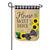 Home Sunflower Double Applique Garden Flag