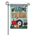 Fall Farm Double Applique Garden Flag