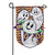 Silly Ghost Trio Double Applique Garden Flag