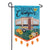 Happy Camper Double Applique Garden Flag