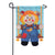 Scarecrow Double Applique Garden Flag