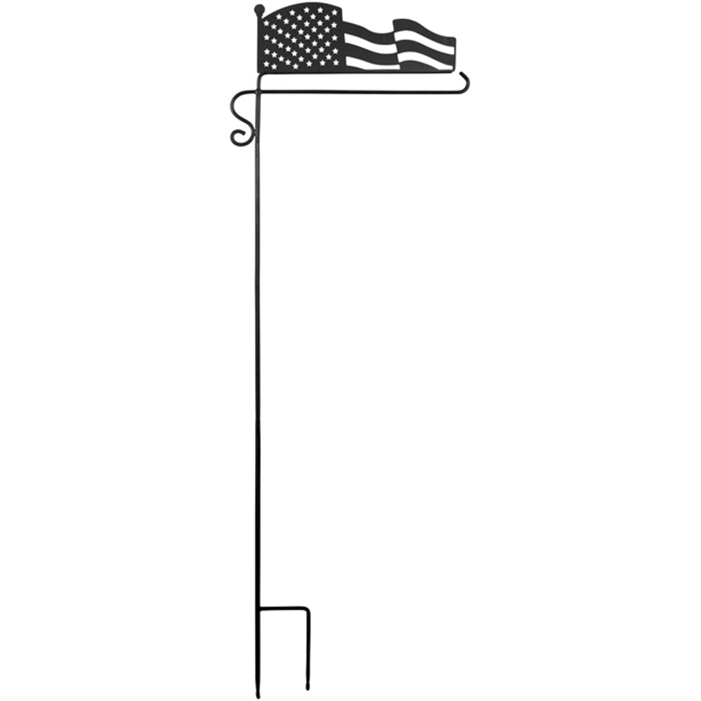 Carson Laser-Cut Garden Stake - American Flag