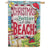 Christmas at the Beach Double Sided House Flag