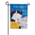 Cat Lady Appliqued Garden Flag