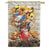 Fall Flowers & Birds Double Sided House Flag