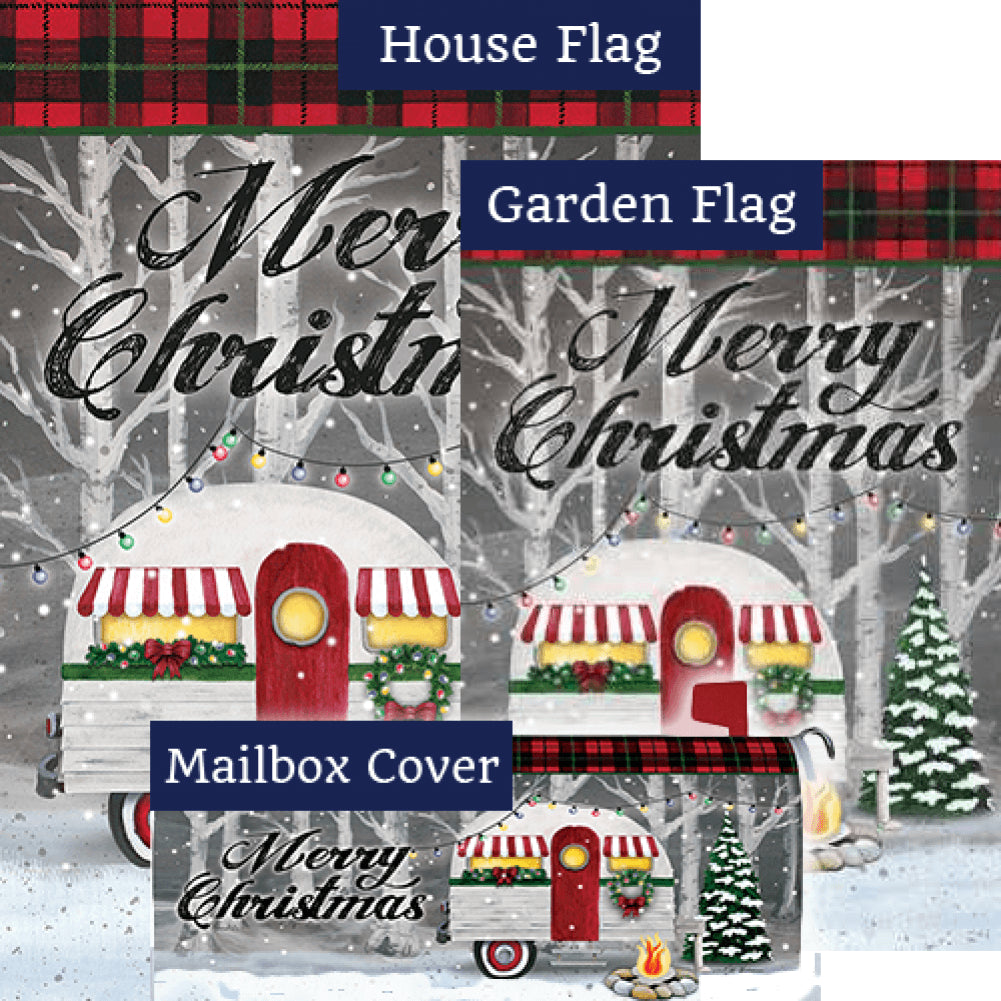 Merry Christmas Camper Double Sided Yard Makeover Set (3 Pieces)