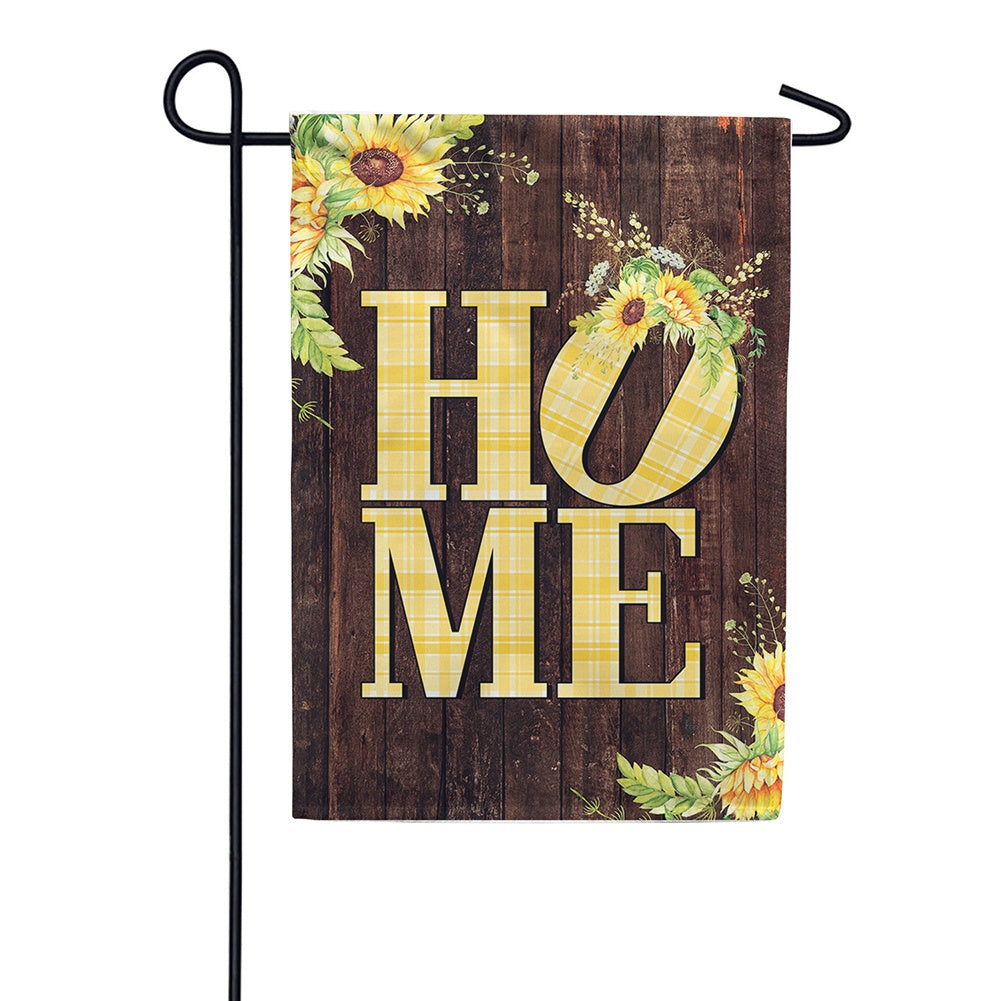 Sunflower Home Double Sided Garden Flag