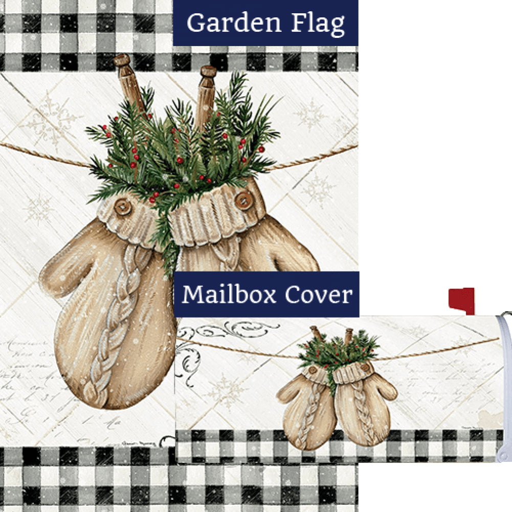 Winter Mittens Flag Mailwrap Set (2 Pieces)