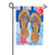 Beaded Sandals Garden Flag