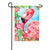 Floral Flamingo Tropical Garden Flag