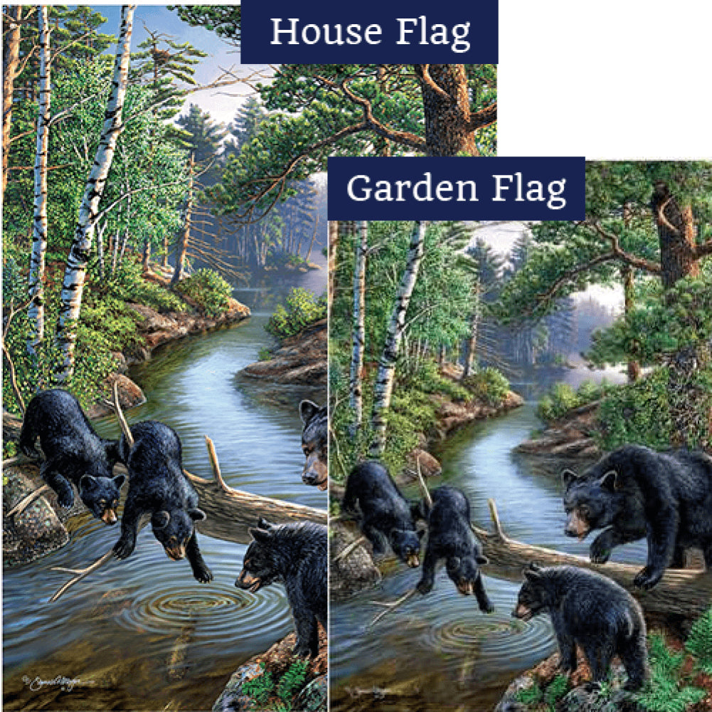 Black Bear Creek Flags Set (2 Pieces)