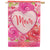 Mom Heart Double Sided House Flag