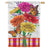 Gerbera Plaid Double Sided House Flag