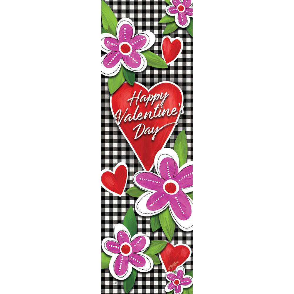 Gingham Valentine Plant Expressions Magnet