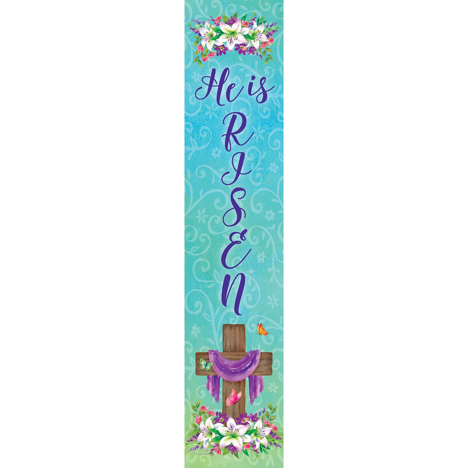 He is Risen Cross Yard Expression