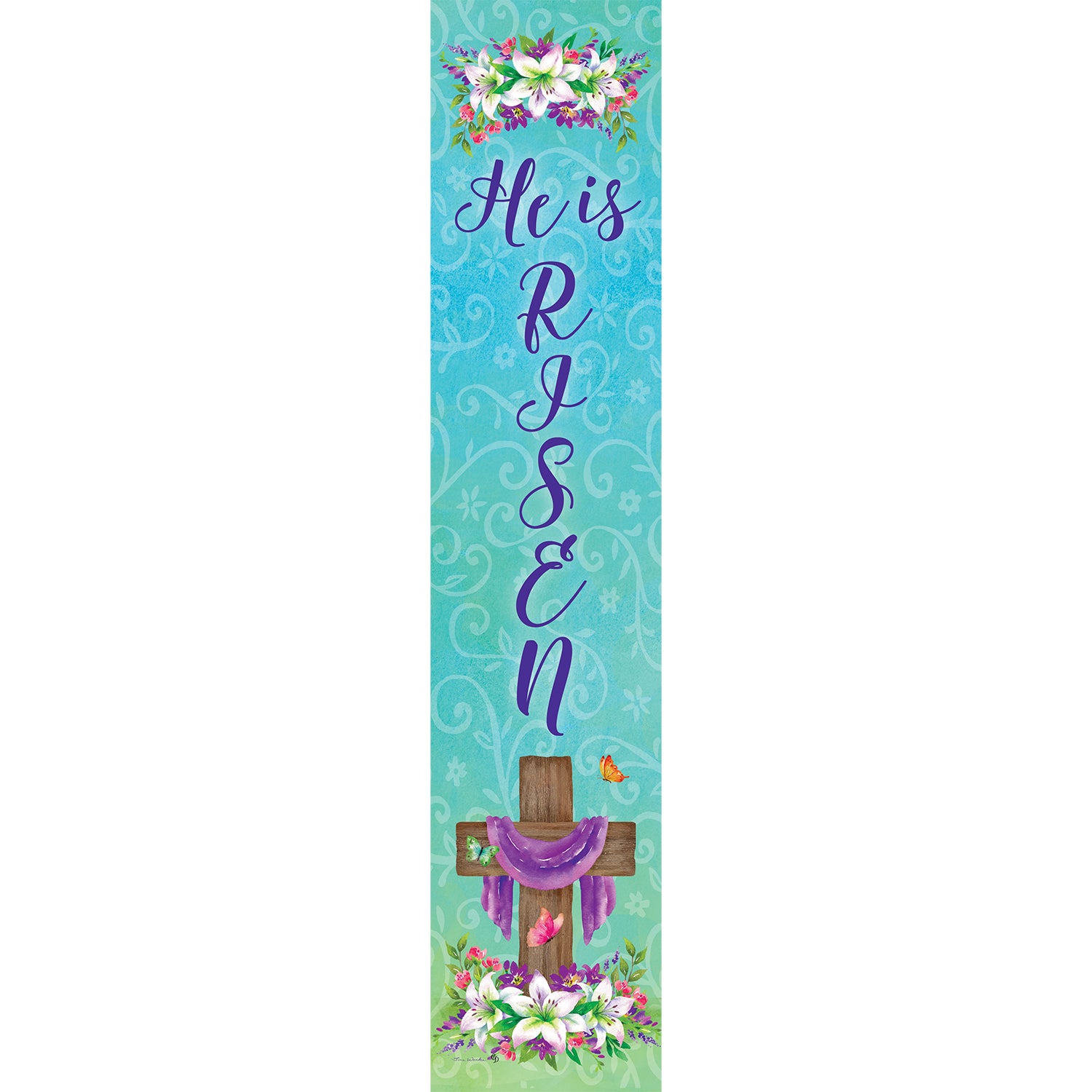 He is Risen Cross Yard Expression