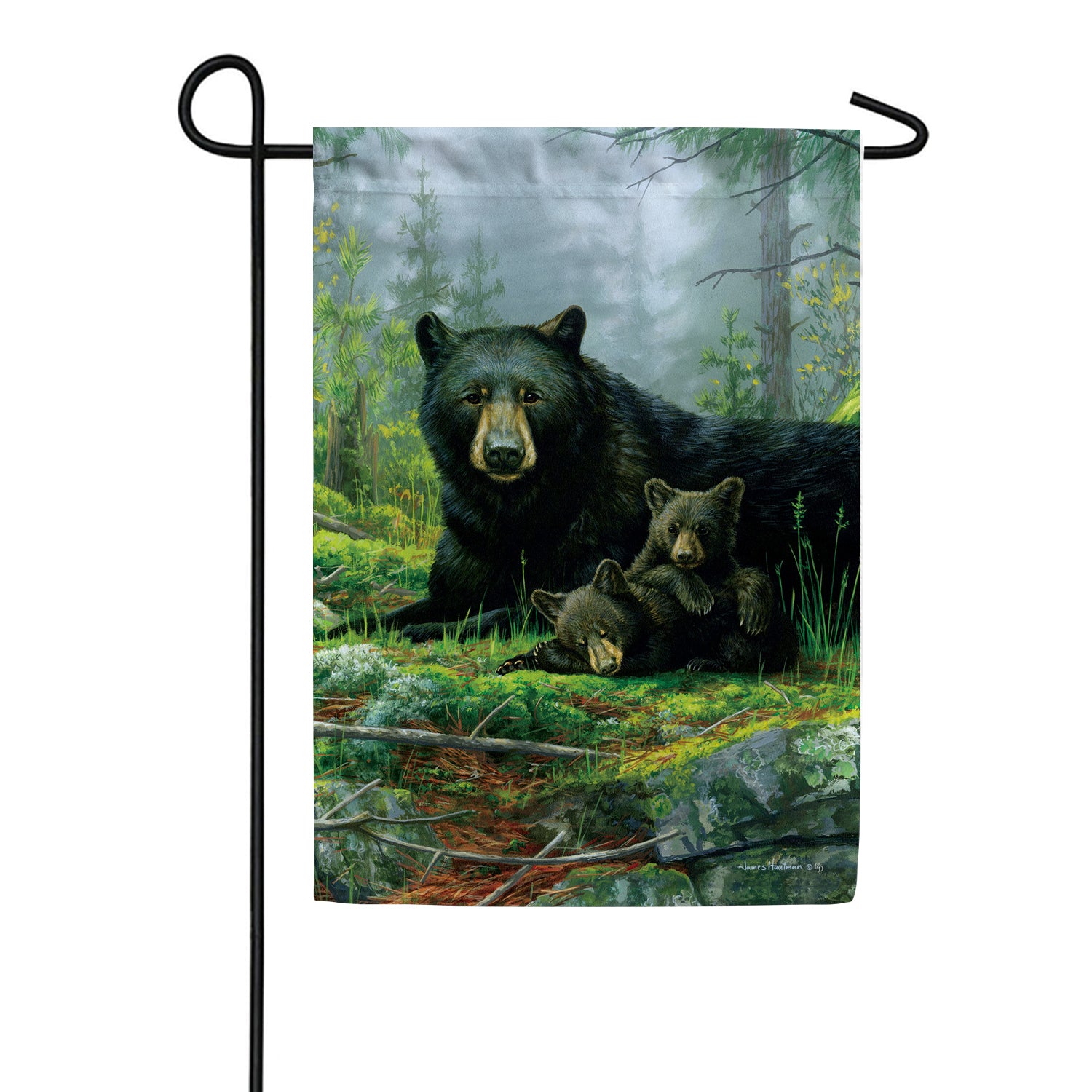 Three Bears Garden Flag