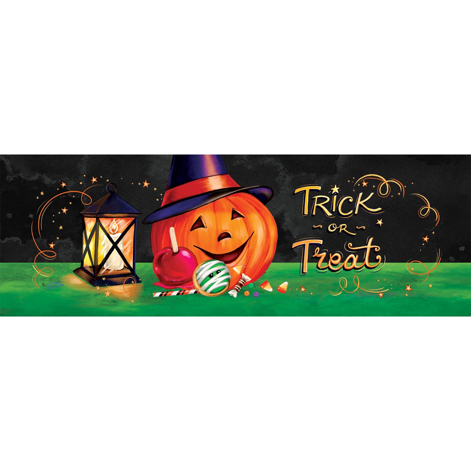 Halloween Lantern Signature Sign