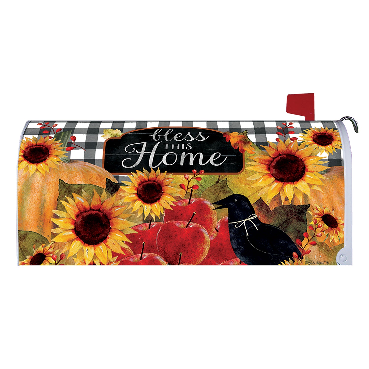 Custom Decor Apple Basket Mailbox Cover