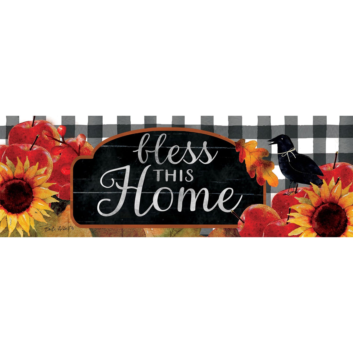 Custom Decor Apple Basket Signature Sign