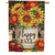 Sunflower Crock House Flag