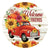 Sunflower Truck Welcome Accent Magnet