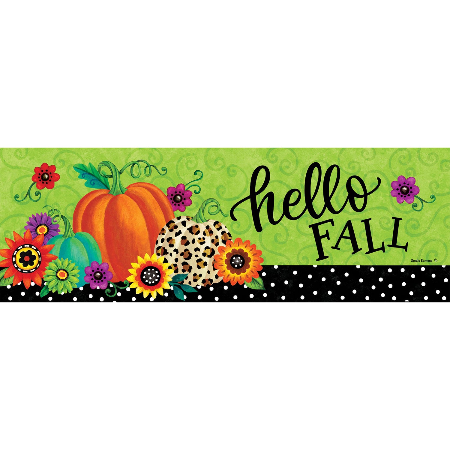Custom Decor Hello Fall Signature Sign