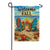 Fall Fire Pit Garden Flag