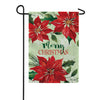 Poinsettia Trio Garden Flag
