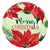 Poinsettia Trio Accent Magnet