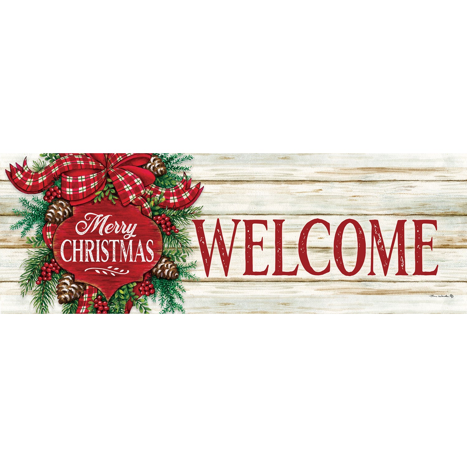 Christmas Swag Signature Sign