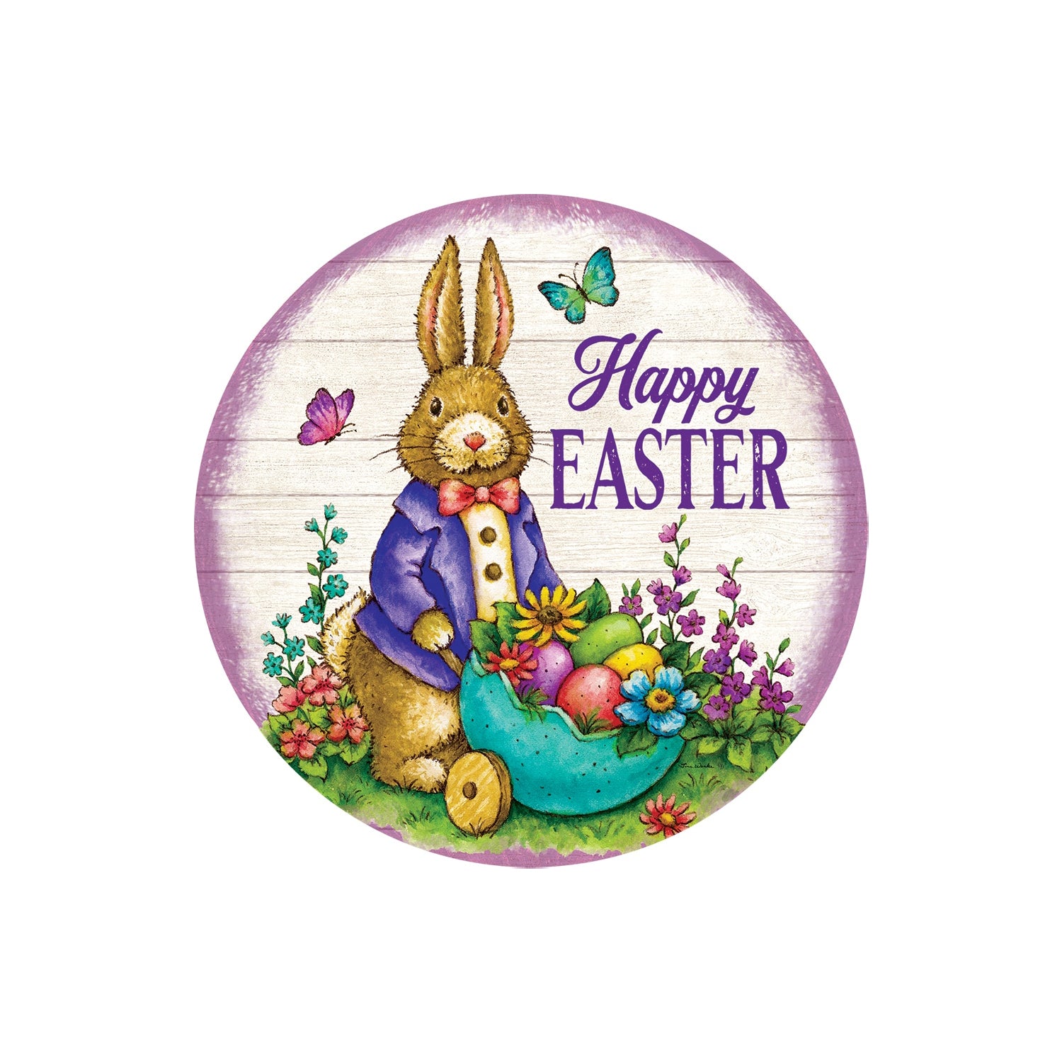 Custom Decor Easter Bunny Accent Magnet