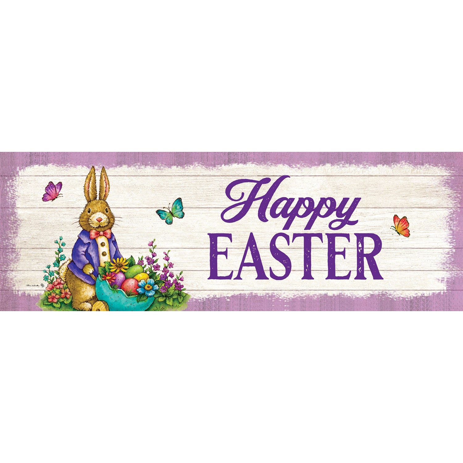 Custom Decor Easter Bunny Signature Sign