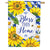 Sunflowers & Daisies House Flag