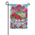 Patriotic Geraniums Welcome Garden Flag