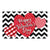 Patterned Hearts Valentine Doormat