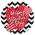 Patterned Hearts Valentine Accent Magnet