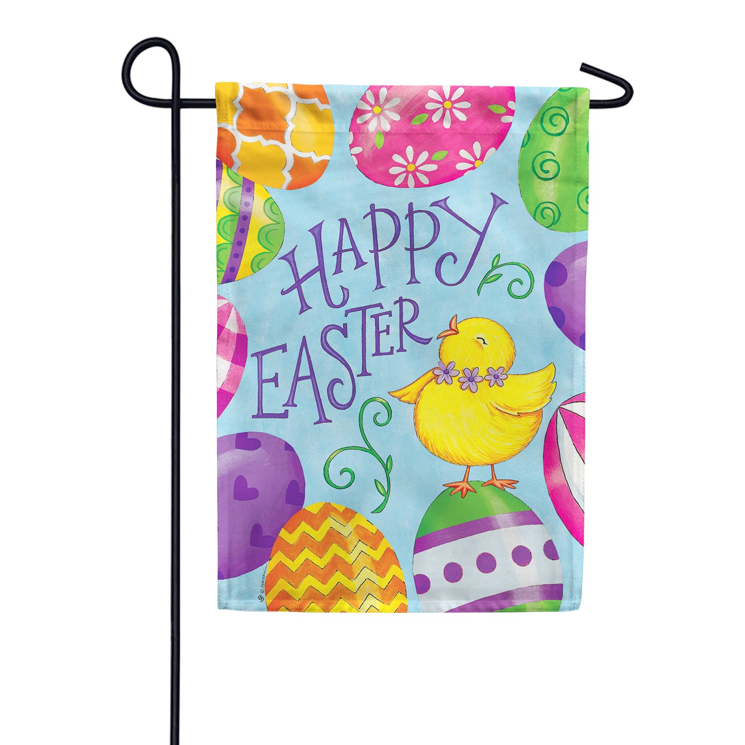 Custom Decor Easter Eggs Garden Flag