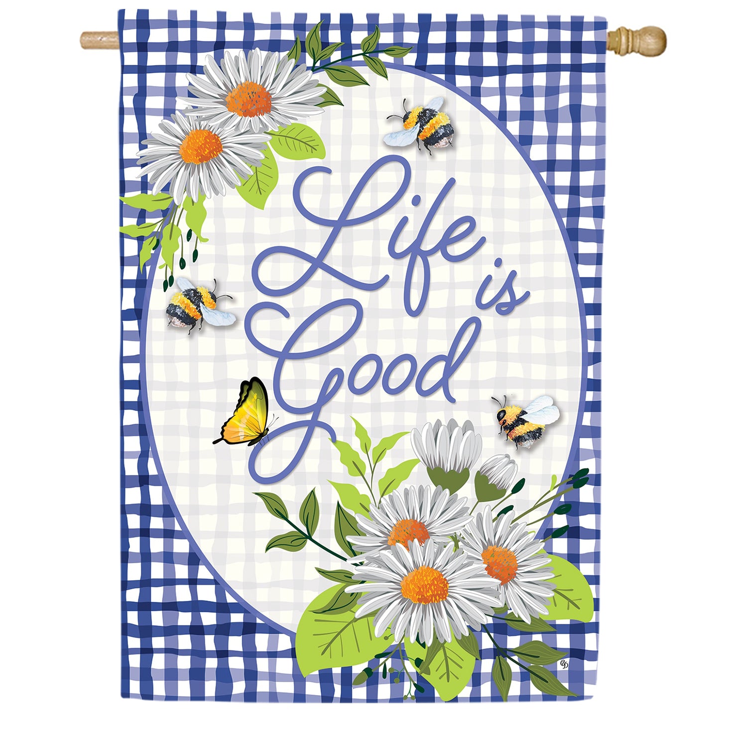 Life Is Good House Flag