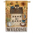 Spring Birdhouse Welcome House Flag