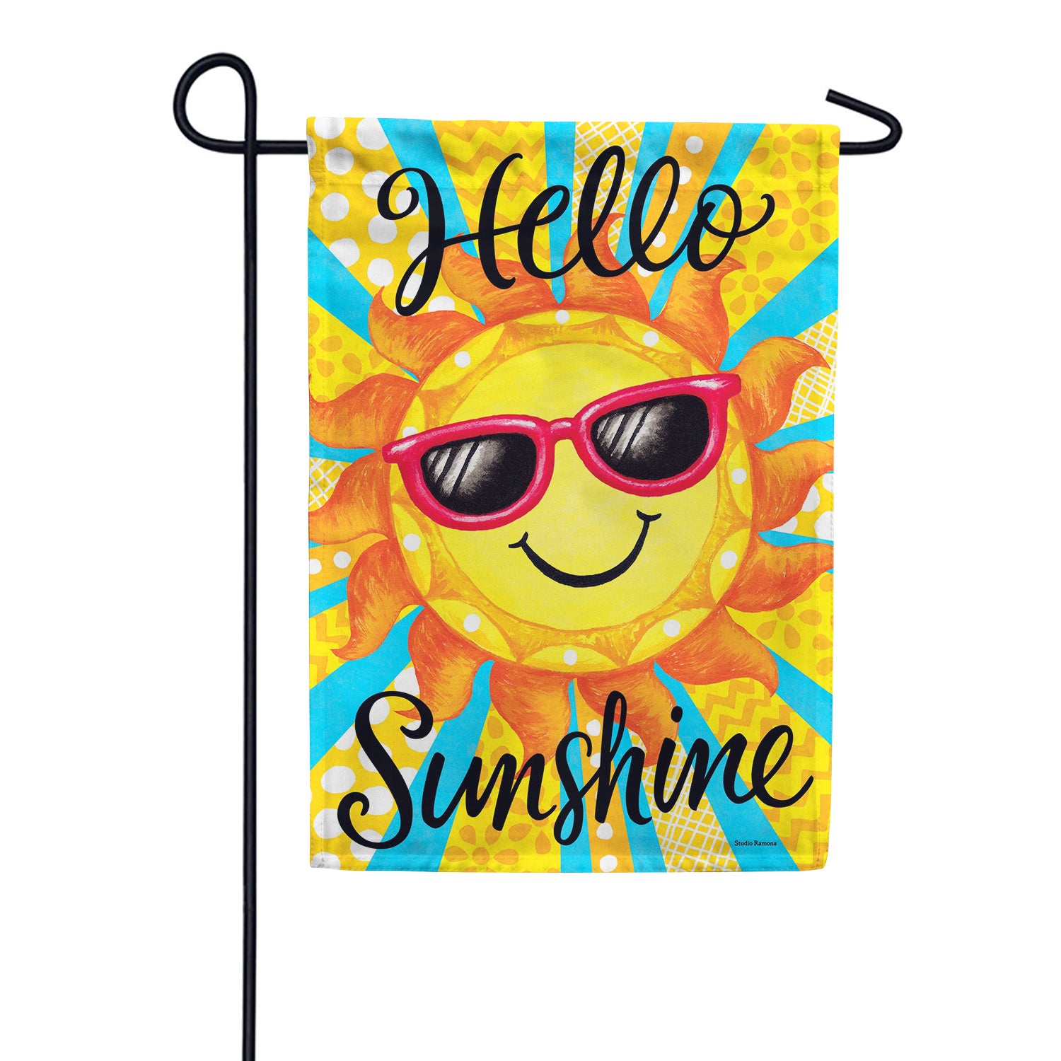 Custom Decor Hello Sunshine Garden Flag